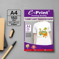 Kertas Foto E-Print Light T-Shirt Transfer Paper 150gsm / Kertas Sablon Baju
